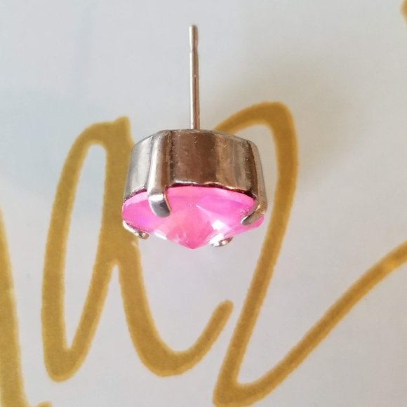 Sorrelli Pink Stud Earrings - Picture 6 of 14